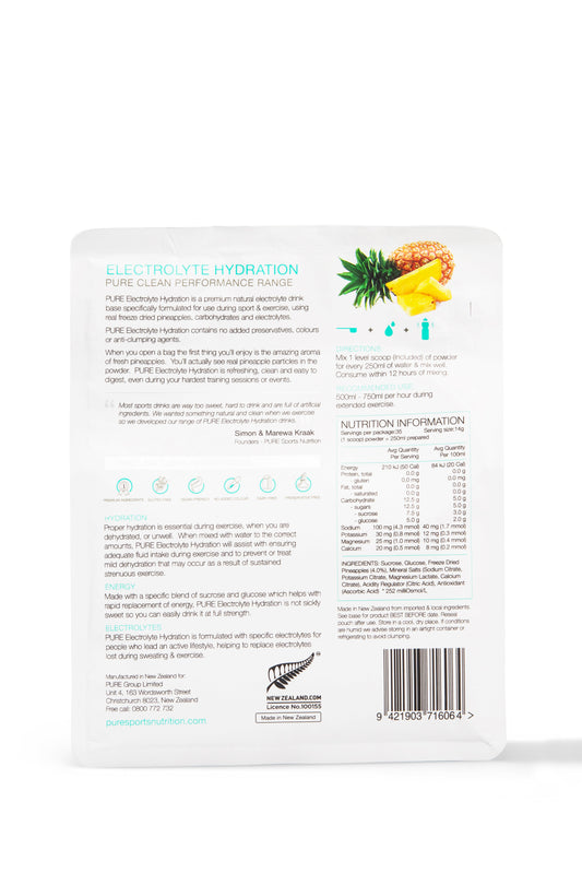 Pineapple PURE Electrolyte Hydration 500g